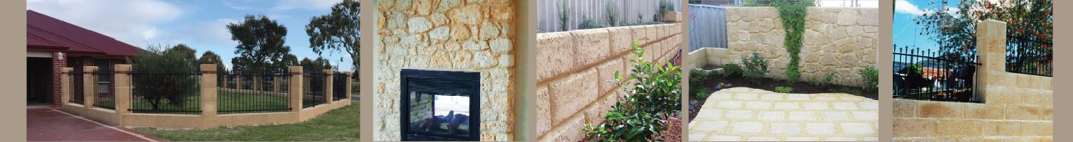 limestone retaining wall